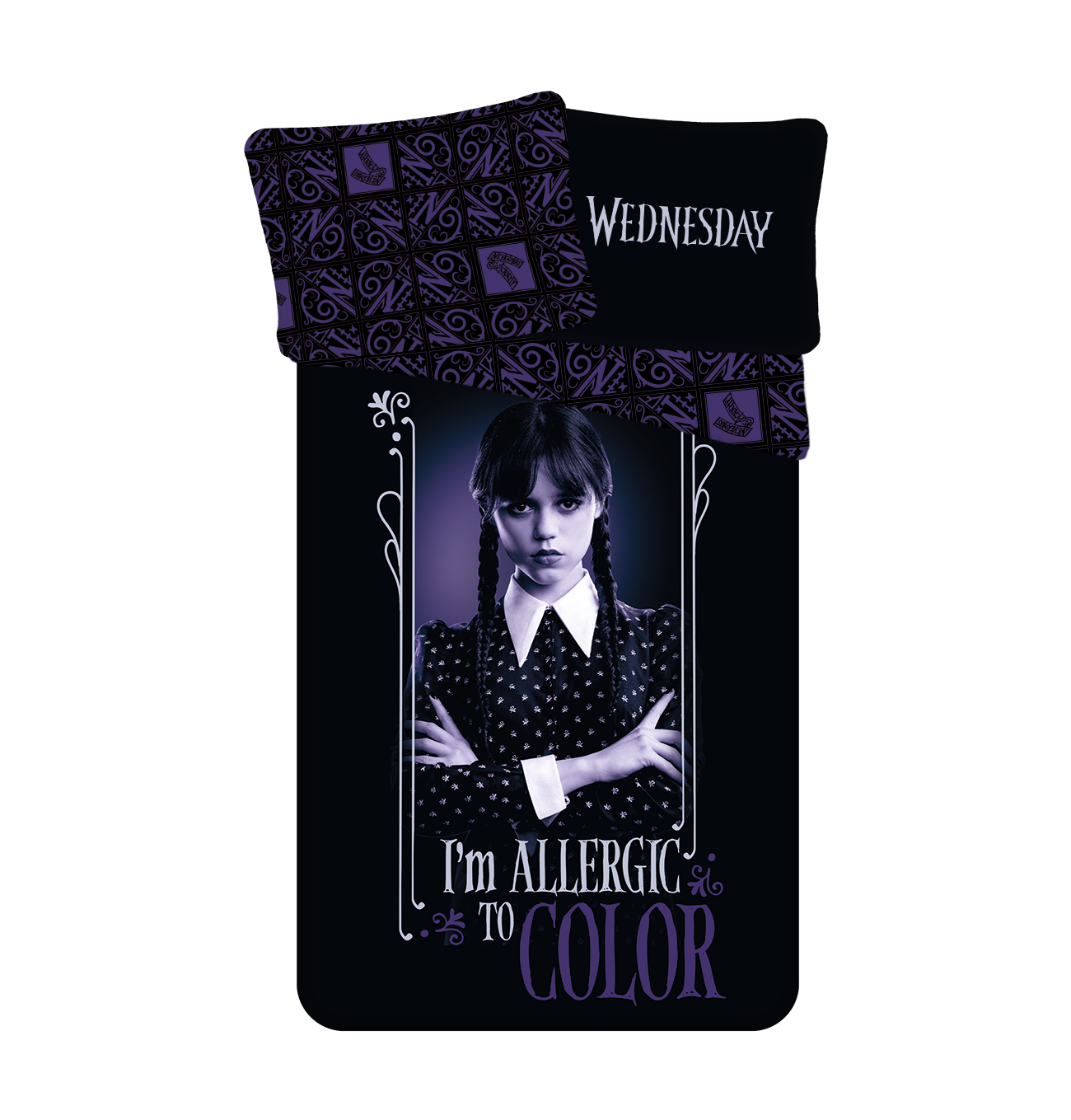 Housse de couette Marvel Groot 140x200cm + taie d'oreiller 70x90cm 100% coton