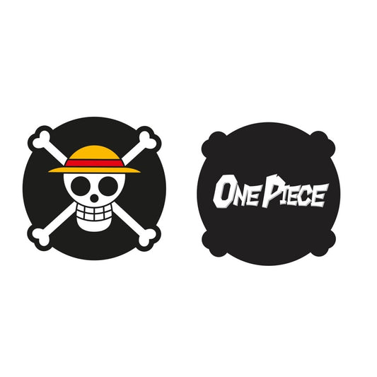 coussin tête de pirate rond One piece