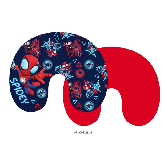 Coussin de voyage enfant spiderman spidey and friends