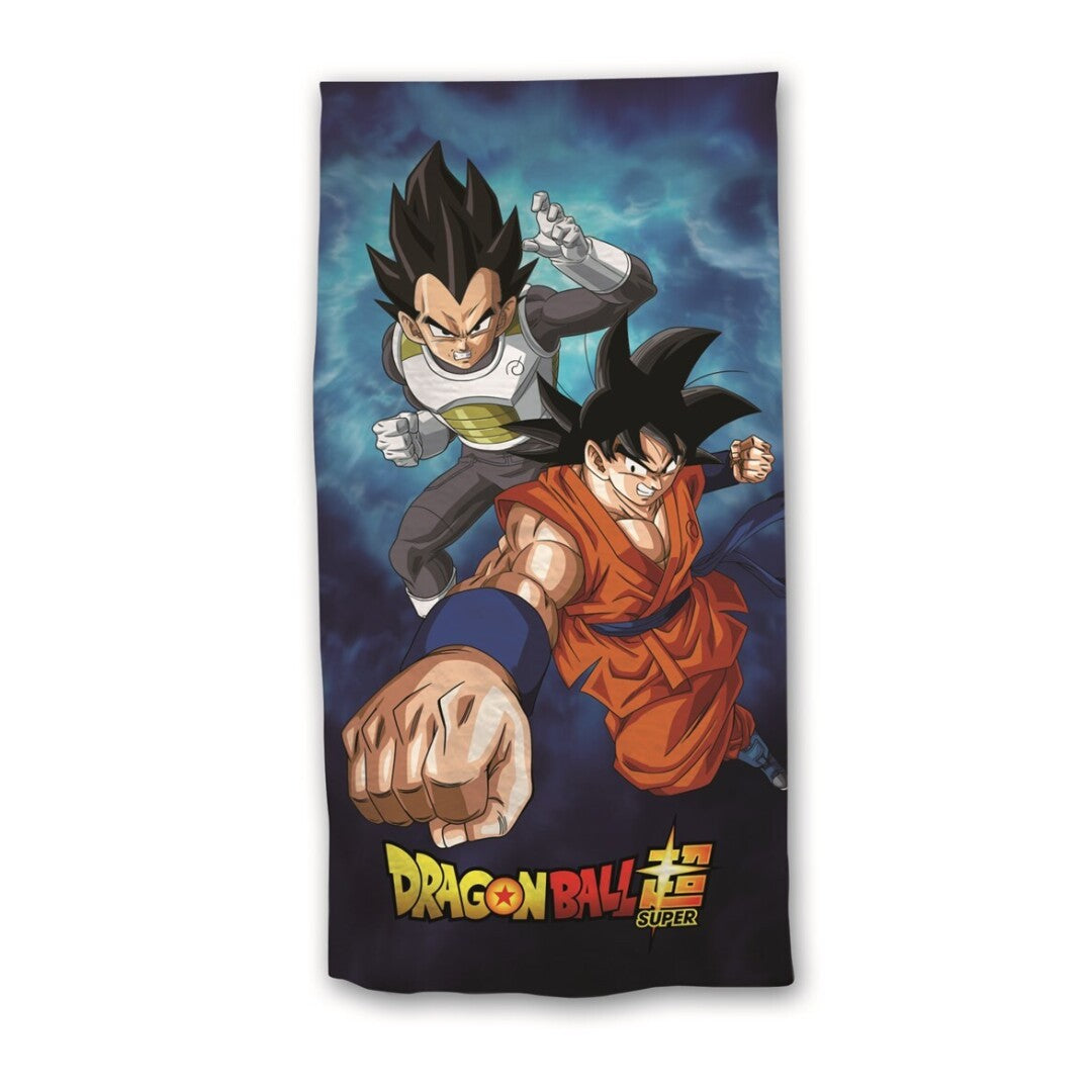 Serviette de plage Dragon Ball Z Super Goku et Vegeta 70x140cm 100%cotton 290GSM