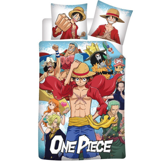 Housse de couette One Piece Equipage 140x200cm + taie d'oreiller 65x65cm GOTS 100%cotton bio