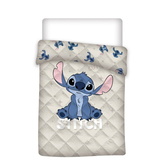 Couette Disney lilo & stitch gris 140x200cm 100% polyester