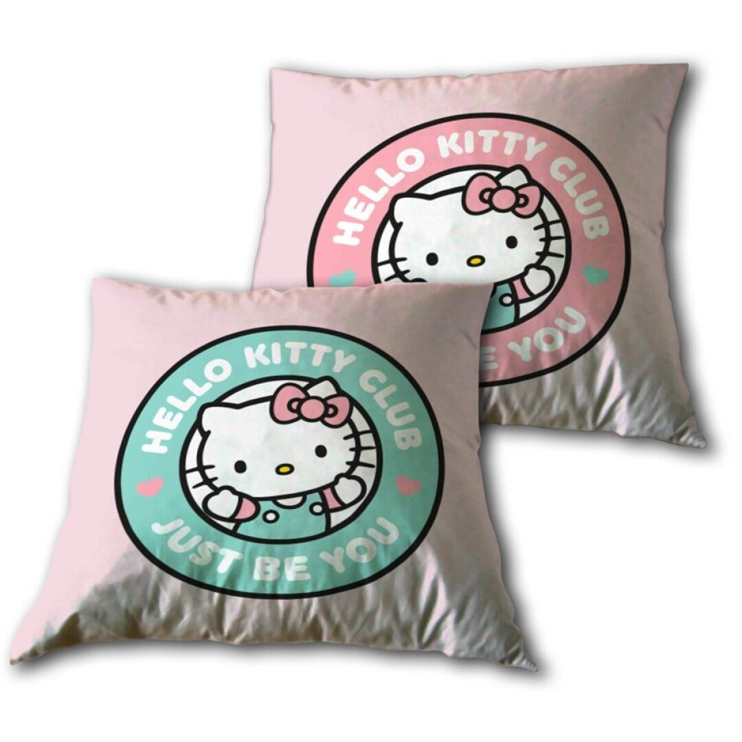 coussin carré Hello Kitty 40x40cm velboa