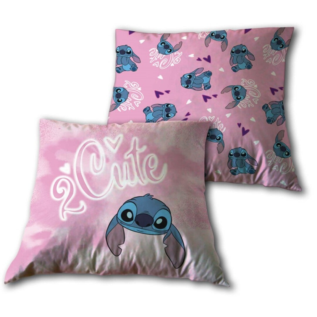 Disney Stitch 2cute square cushion 40x40cm velboa