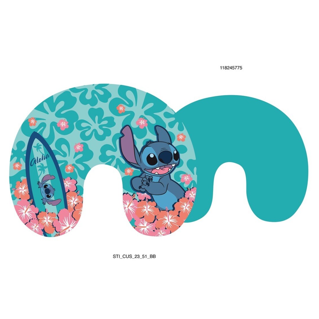 Coussin de voyage enfant Disney Stitch